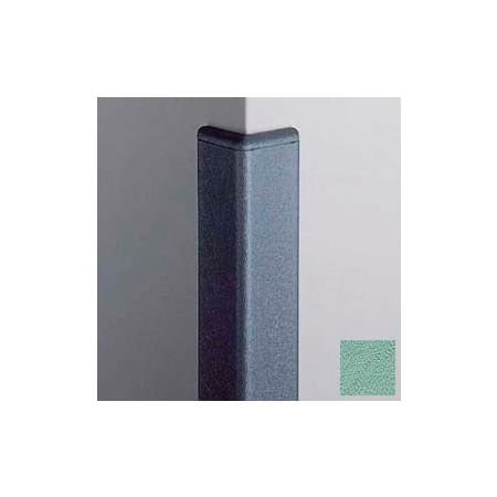 Pawling Surface Mounted Corner Guard 90Deg, 2'' Wings, 12'H W/Caps, Pale Jade CG-20R-12-376